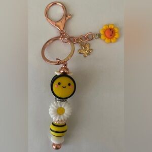 New Kawaii Bee Keychain/Pendant/for backpack/bag with charms /purse charm